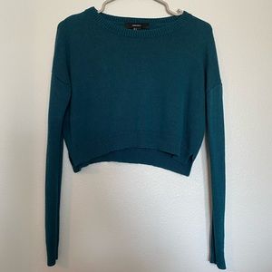 Women’s Long-sleeved Crop Top Sweater, Forever 21, Size Small